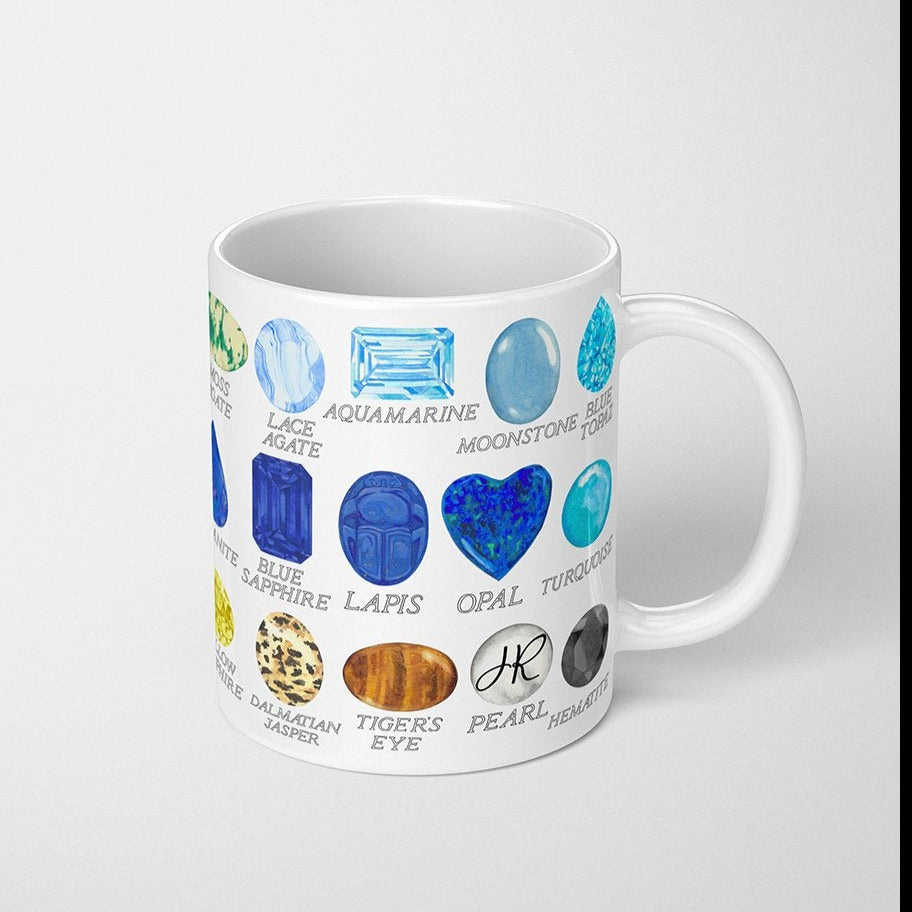 Favorite Gemstones with Names Mug