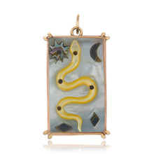 Hand Carved Serpent Sacred Symbol Tablet