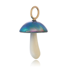 Hand carved mushroom charm