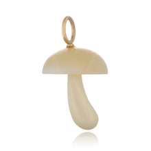 Hand carved mushroom charm