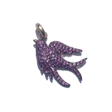 Semi Precious Small Birdie Charm