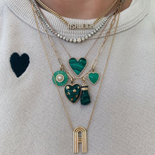 Malachite, Blue Sapphire, & Pearl Figa Flossie Charm
