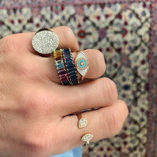 Marquis & Pear Shaped Diamonds Open Ring