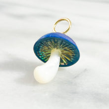 Hand carved mushroom charm