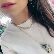 Hand Carved Hamsa Sacred Symbol Tablet Charm