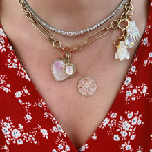 Open Front In the Mix Link Chain Necklace
