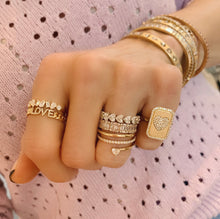 Diamond Baguette Illusion Band Ring