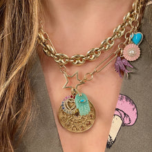Open Front In the Mix Link Chain Necklace