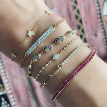 Gemstone Classic Tennis Bracelets