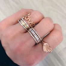 The Margaret Fluted Heart Ring
