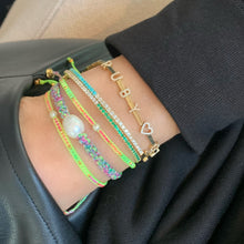 Summertime Multi Colored Bracelet with Pearl