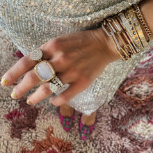 jumbo diamond signet ring