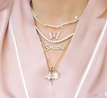 50/50 Open Front Link Chain Necklace