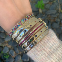 Ruby Baguette Row Bangle