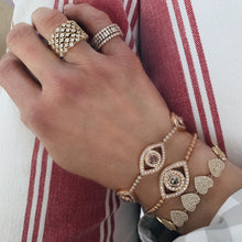 Round and Baguette Cut Diamond Memory Coil Ring