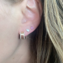 Gemstone Trio Stud Earrings