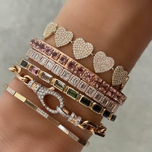Pave Diamond Jumbo Love of Hearts Bracelet