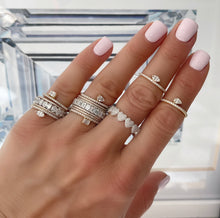The Pretty Diamond Emerald Cut Eternity Ring