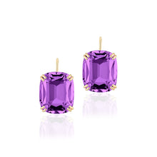 Gossip Jumbo Cushion Cut Wire Earrings