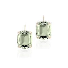 Gossip Jumbo Cushion Cut Wire Earrings