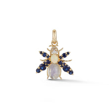 Gemstone Bee Charm Pendant