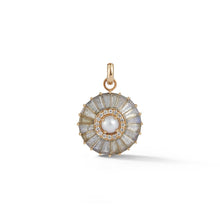 Semiprecious Stone with Pearl & Diamond Emily Pendant Charm