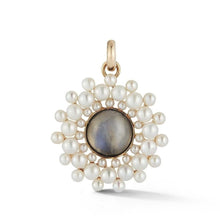 Juliet Semi Precious Pearl Cluster Pendant Charm