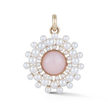 Juliet Semi Precious Pearl Cluster Pendant Charm