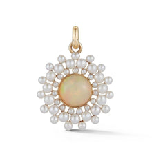 Juliet Semi Precious Pearl Cluster Pendant Charm