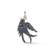 Semi Precious Small Birdie Charm