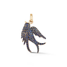 Semi Precious Small Birdie Charm