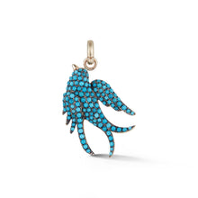 Semi Precious Small Birdie Charm