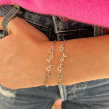 Number Chain Letter Bracelet