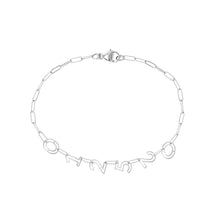 Number Chain Letter Bracelet