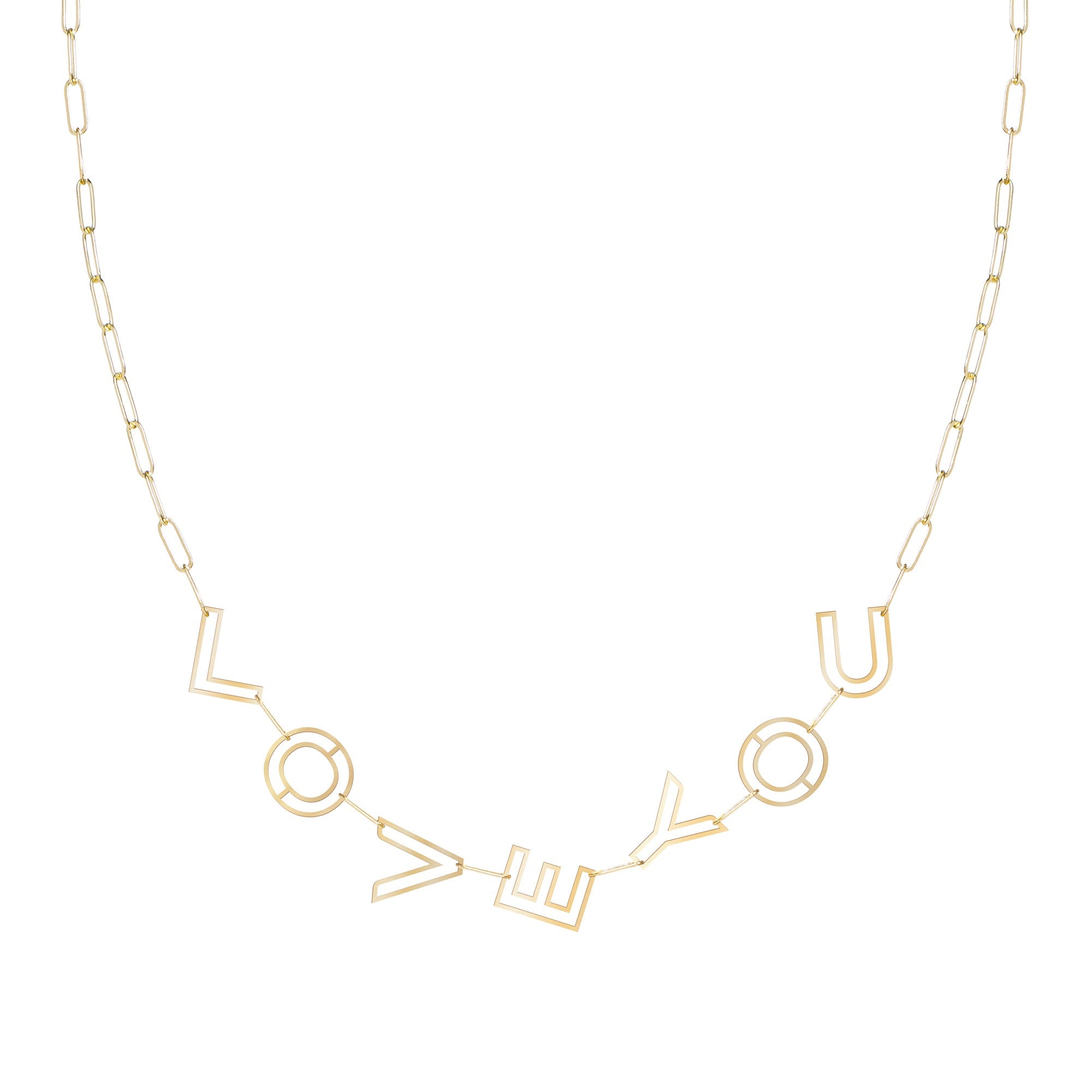 Personalized Chain Letter Necklace