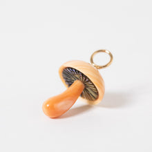 Hand carved mushroom charm