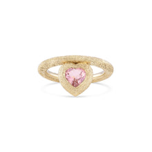 Leona Bezel Set Tourmaline Heart Ring