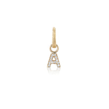 Mini Diamond Letter Charm