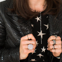 Jumbo Pave Octagon Signet Ring
