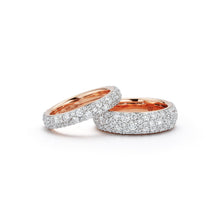 Rose Gold & Diamond Eternity Band Ring