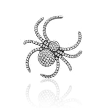 Large Single Diamond Spider Stud Earring