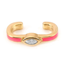 Diamond & Enamel Ear Cuff