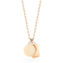 Dora Diamond Disc Pendant (Engravable)