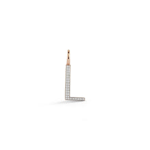 Woolf Diamond Initial & Number Charm