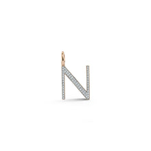 Woolf Diamond Initial & Number Charm