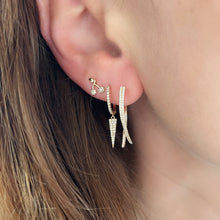 Diamond Mini Cherry Stud Earrings