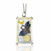 Hawk Moth Sacred Symbol Tablet Charm