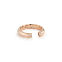 Thoby Diamond Tubular Cuff Ring