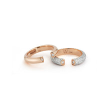 Thoby Diamond Tubular Cuff Ring