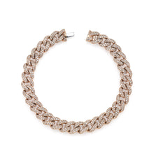 Medium Pave Diamond Link Bracelet